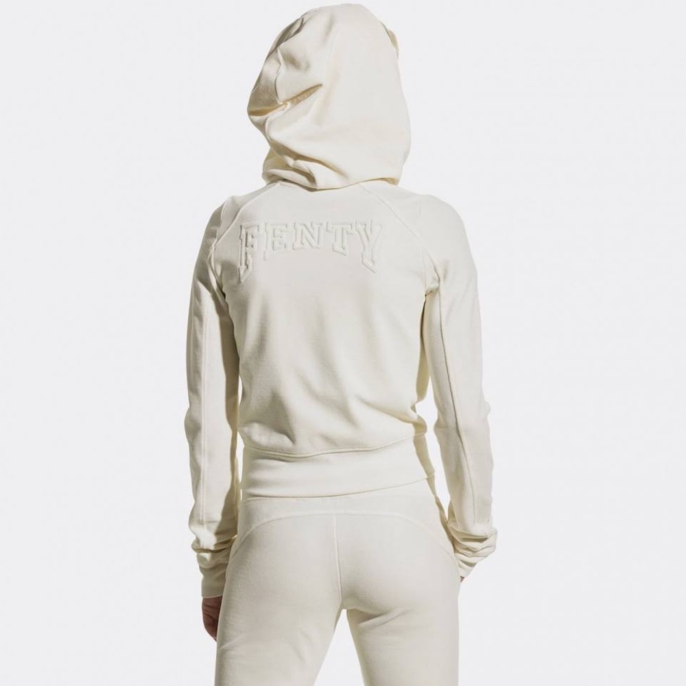 Fenty velour hooded zip (S)